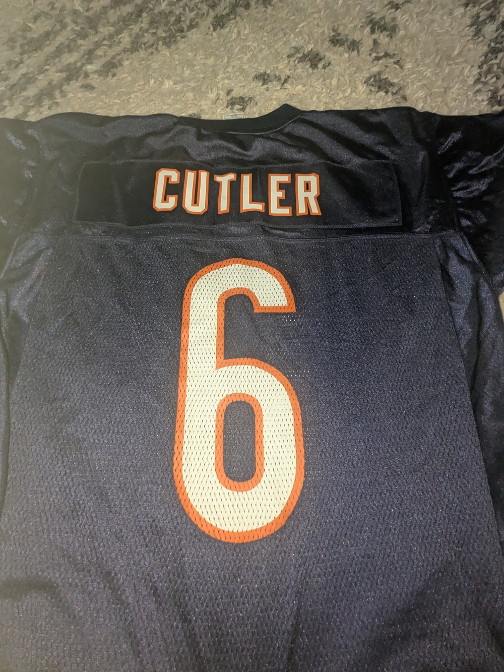 NFL Chicago Bears Navy and Orange #6 Football Jersey - Picture 3 of 4